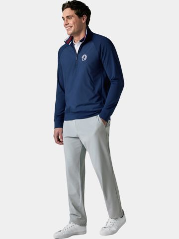 Callaway Legacy LS CALLAWAY BLOCK MIXED MEDIA FULL ZIP Stretch Mi navy