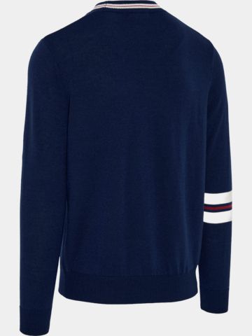 Callaway Legacy LS BLOCKED PULL OVER SWEATER Svetr z pleteniny námořnická modrá