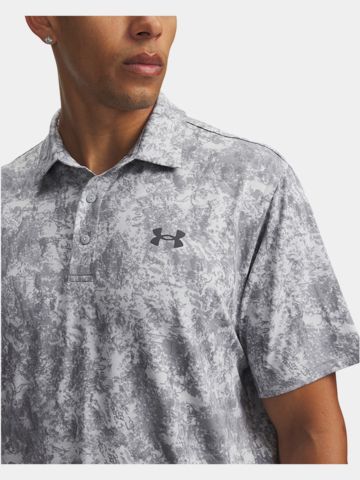 Under Armour Playoff 3.0 Forrestscape Pr. Halbarm Polo grau