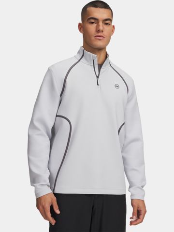 Under Armour Drive Midlayer 1/4 Zip Stretch Midlayer hellgrau