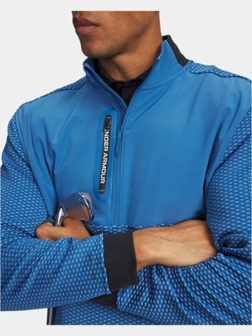 Under Armour Drive Pro Hybrid HZ Stretch Midlayer blau