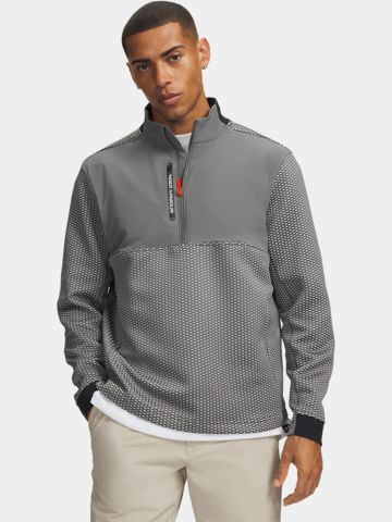 Under Armour Drive Pro Hybrid HZ Stretch Midlayer oliv