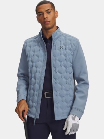 Under Armour Drive Down Hybrid Thermo Jacke blau