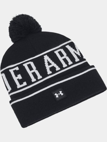 Under Armour Halftime Pom Beanie Mütze schwarz