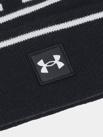 Under Armour Halftime Pom Beanie Mütze schwarz
