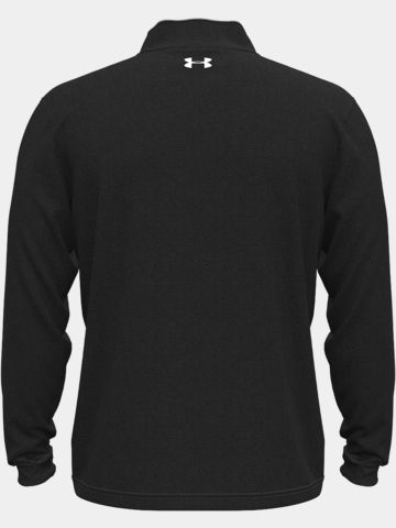 Under Armour MatchPlay 1/4 strečová střední vrstva na zip černá