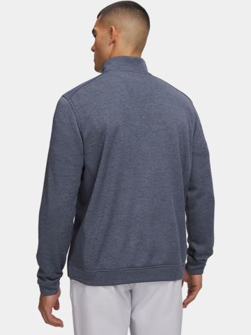 Under Armour Sweaterfleece Hybrid HZ Stretch Midlayer šedá