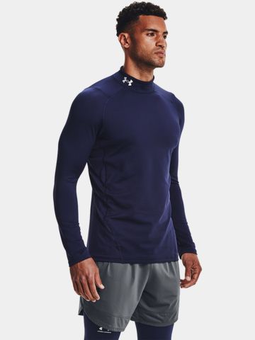 Under Armour CG Armour Fitted Mock Unterzieher navy