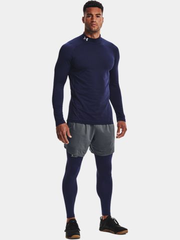 Under Armour CG Armour Fitted Mock Unterzieher navy