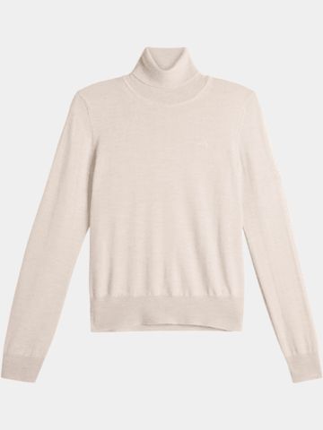 J.Lindeberg Anja Knitted Rollkragen Strick sand