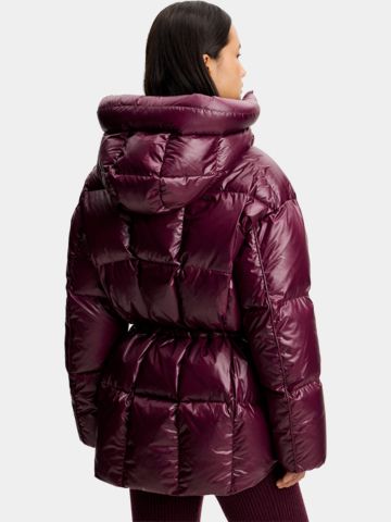 J.Lindeberg Tranquil Daunen Jacke bordeaux