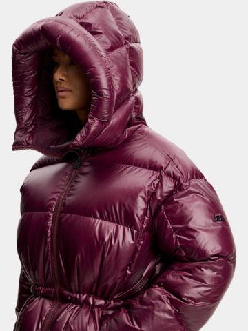 J.Lindeberg Tranquil Daunen Jacke bordeaux