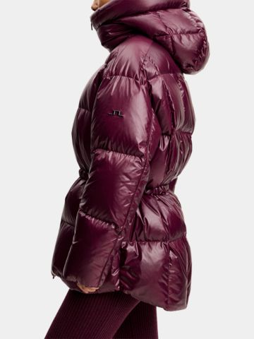 J.Lindeberg Tranquil Daunen Jacke bordeaux