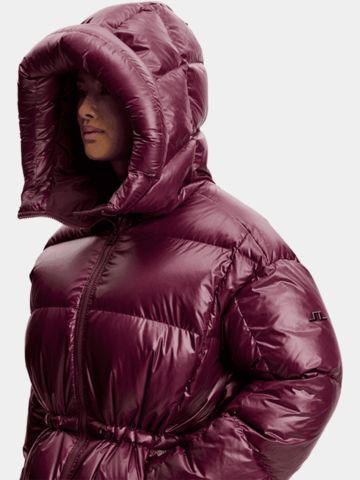 J.Lindeberg Tranquil Daunen Jacke bordeaux