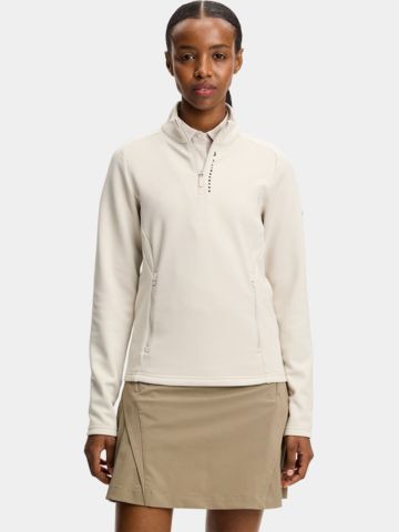 J.Lindeberg Selena Quarter Thermo Midlayer, písková