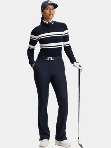 J.Lindeberg Ariadne Zip Troyer Strick navy