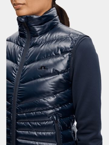 J.Lindeberg Lara Light Down Vest Daunen Weste navy