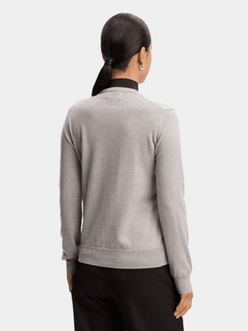 J.Lindeberg Amaya Pullover Strick grau melange