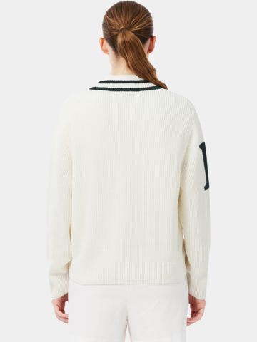 Lacoste CARDIGANS Jacke Strick ecru