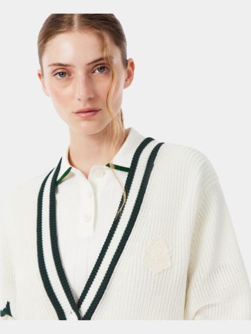 Lacoste CARDIGANS Jacke Strick ecru