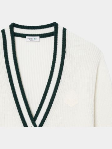 Lacoste CARDIGANS Jacke Strick ecru
