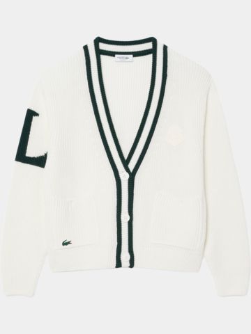 Lacoste CARDIGANS Jacke Strick ecru