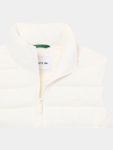 Lacoste PUFFER Thermo Weste weiß