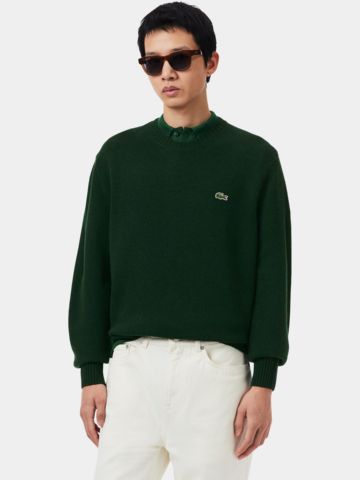 Lacoste CREWNECKS Pullover Strick grün