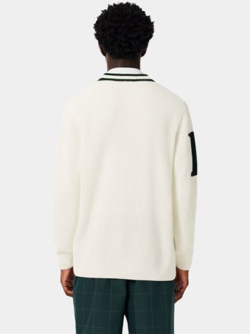 Lacoste CARDIGANS HOMME Jacke Strick ecru