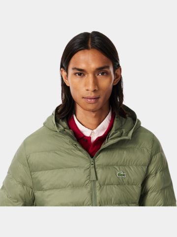 Lacoste PUFFER Thermo Jacke oliv