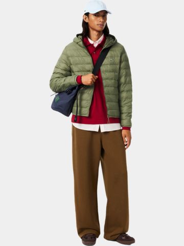 Lacoste PUFFER Thermo Jacke oliv