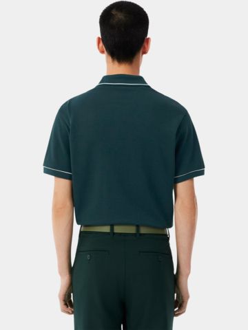 Lacoste MAILLE Polo s krátkým rukávem zelená