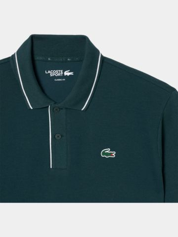 Lacoste MAILLE Polo s krátkým rukávem zelená