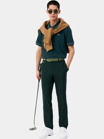 Lacoste MAILLE Polo s krátkým rukávem zelená