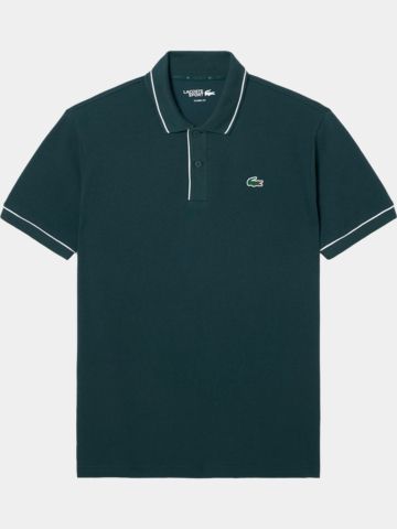 Lacoste MAILLE Polo s krátkým rukávem zelená