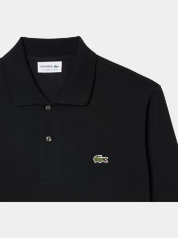 Lacoste MAILLE Halbarm Polo schwarz