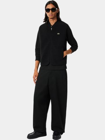 Lacoste MAILLE Halbarm Polo schwarz