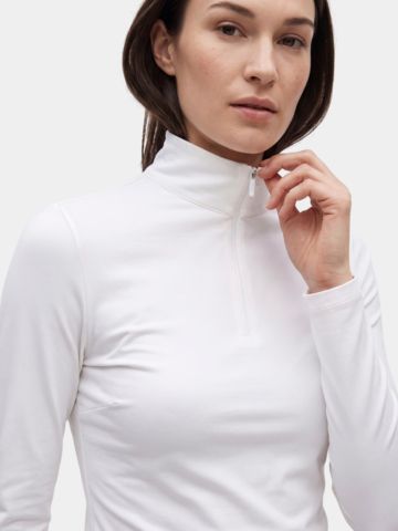 Valiente 1/2 Zip Thermo Unterzieher ecru
