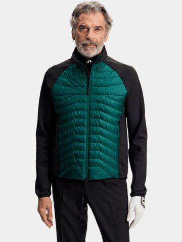 J.Lindeberg Heyden Quilt Thermo bunda zelená