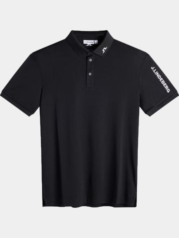 J.Lindeberg Polo s krátkými rukávy Tour Tech černá