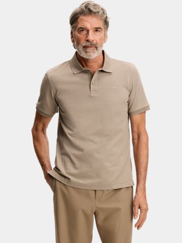 J.Lindeberg Verse Halbarm Polo camel