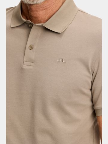 J.Lindeberg Verse Halbarm Polo camel