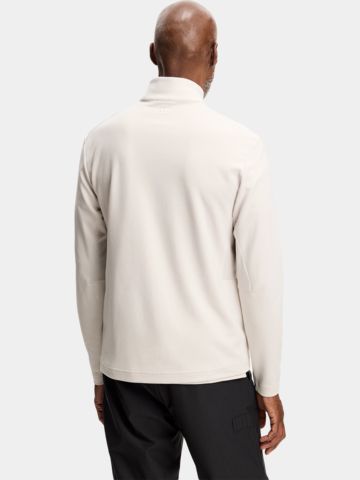 J.Lindeberg Leon Quarter Stretch Midlayer, Beige