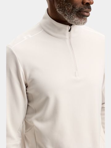 J.Lindeberg Leon Quarter Stretch Midlayer beige