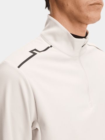 J.Lindeberg Leon Quarter Stretch Midlayer beige