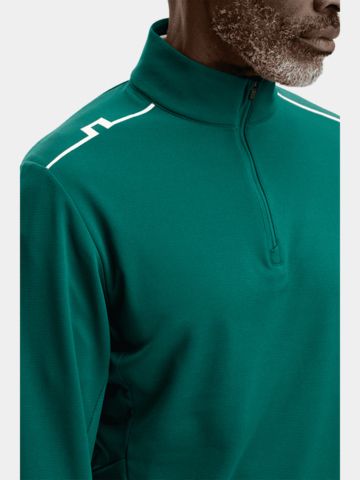 J.Lindeberg Leon Quarter Stretch Midlayer grün