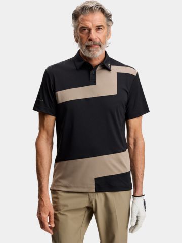J.Lindeberg Sidd Halbarm Polo camel