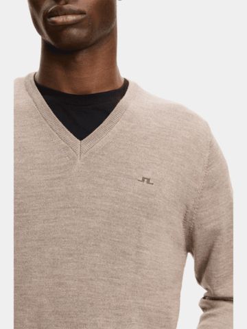 J.Lindeberg Lyman Pullover Strick camel