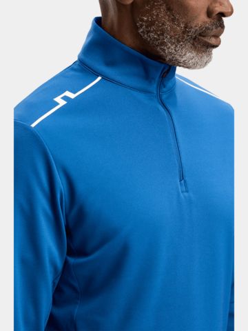 J.Lindeberg Leon Quarter Stretch Midlayer blau