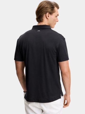 J.Lindeberg Bridge Halbarm Polo schwarz